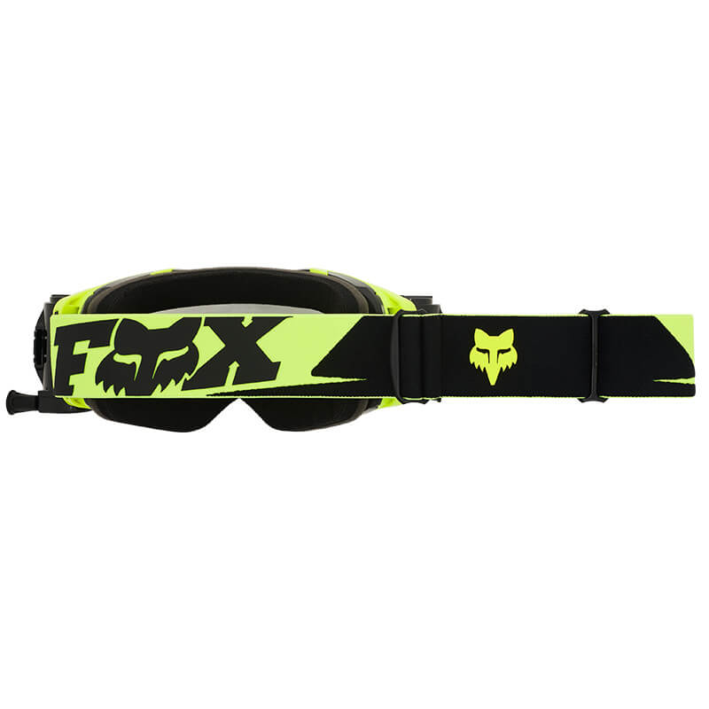 masque fox racing vu roll jaune 27 mx