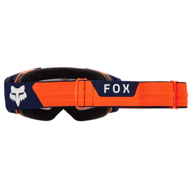 masque fox racing vue core bleu marine orange 2024
