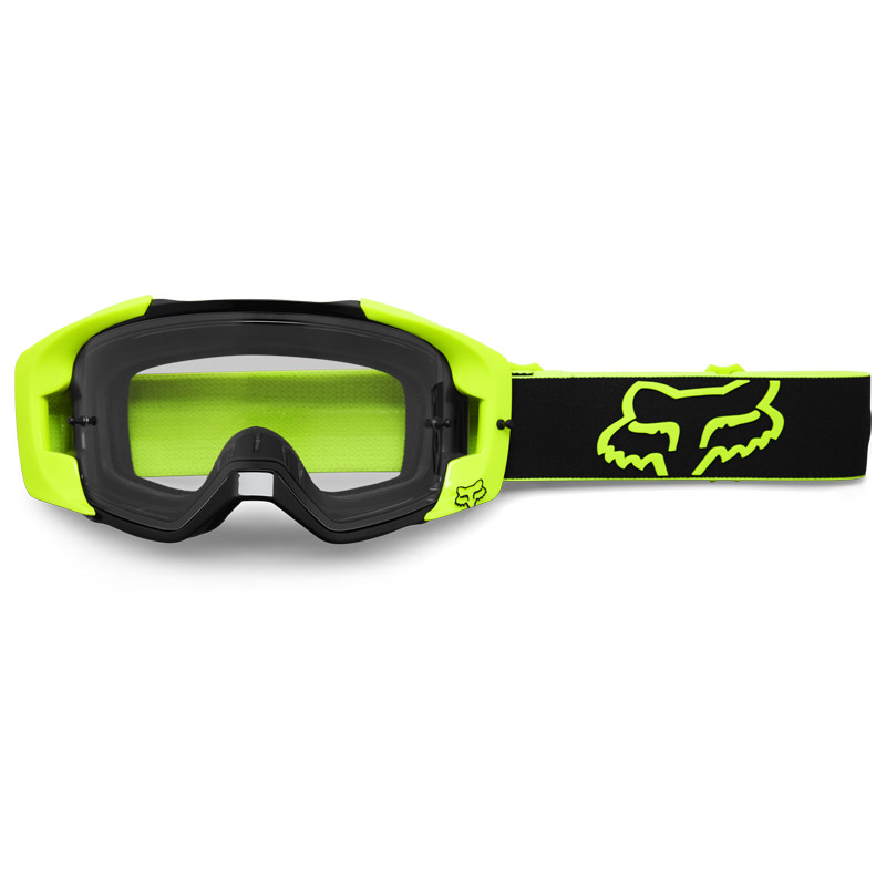 masque fox racing vue stray jaune fluo noir 2023