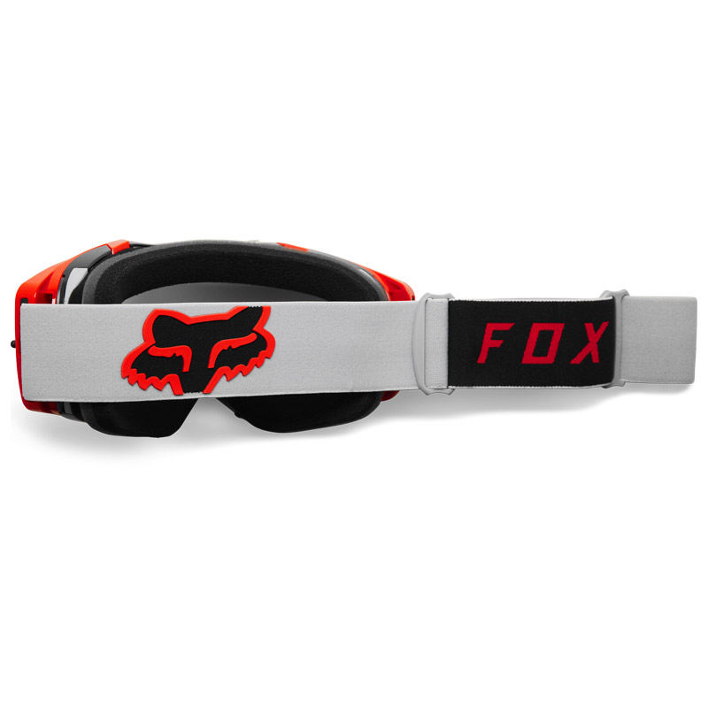 masque fox racing vue stray rouge gris 2023 cross