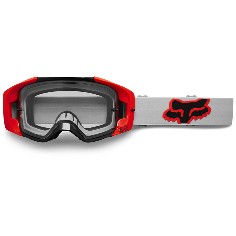 masque fox racing vue stray rouge gris 2023