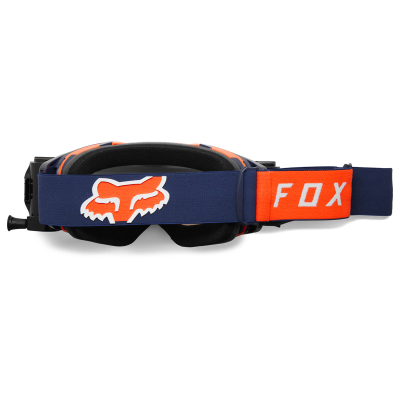 masque fox vue stray roll off 2023 orange motocross
