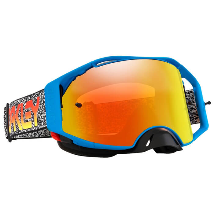 masque oakley airbrake crackle bleu cross