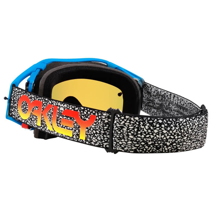 masque oakley airbrake crackle bleu enduro