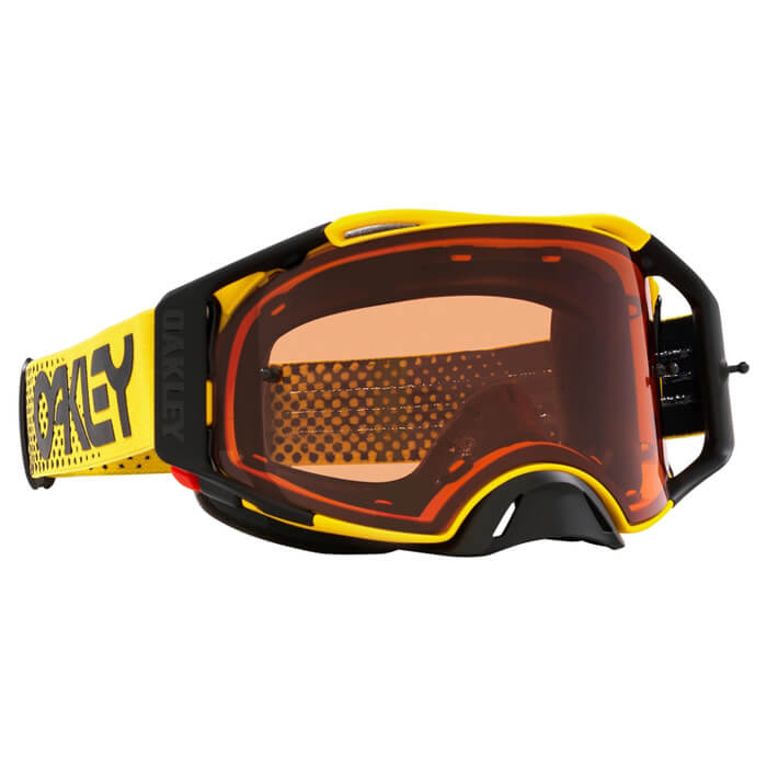 masque oakley airbrake moto b1b bronze jaune prizm