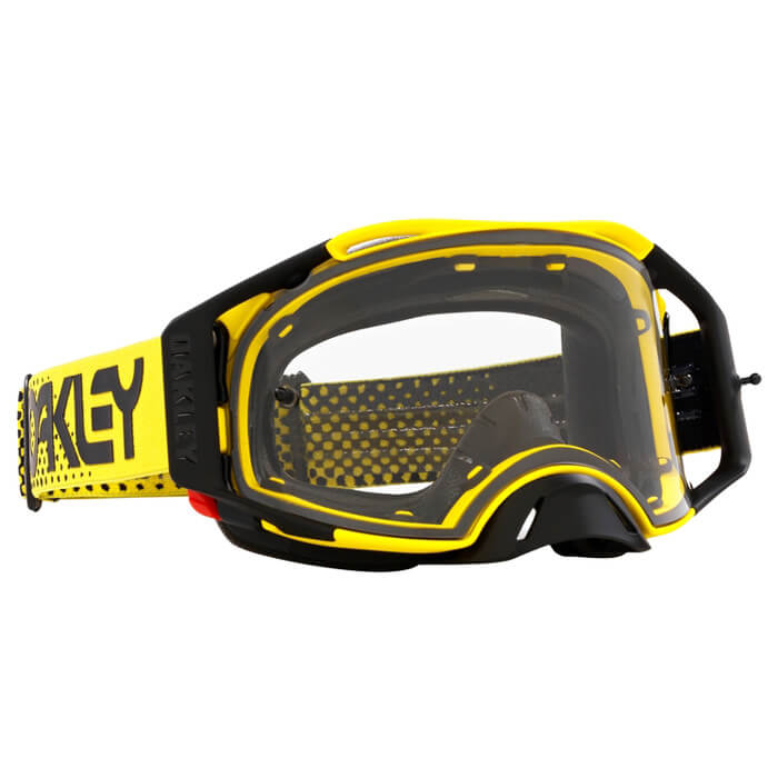 masque oakley airbrake moto b1b clair jaune enduro