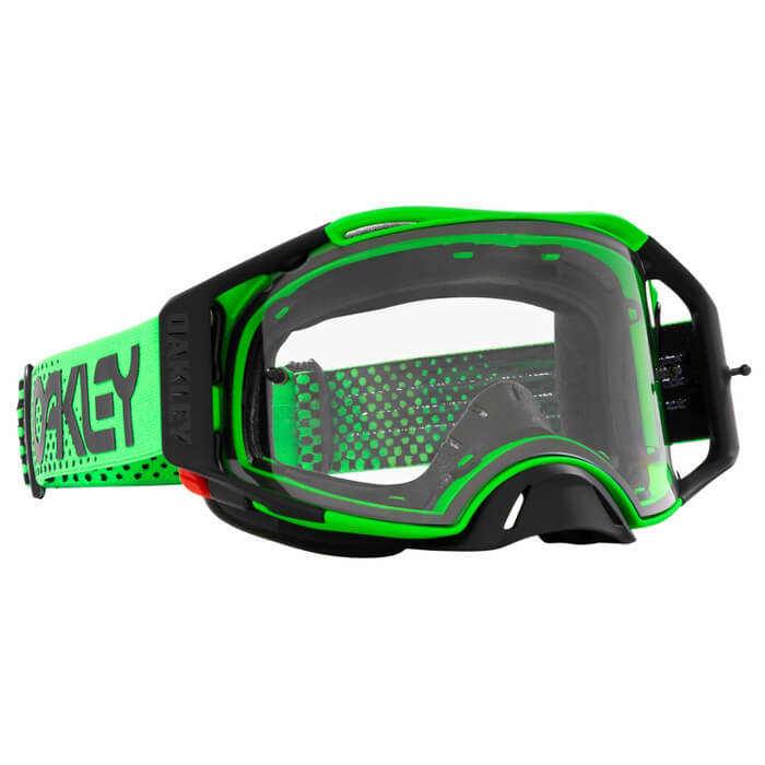 masque oakley airbrake moto b1b clair vert motocross