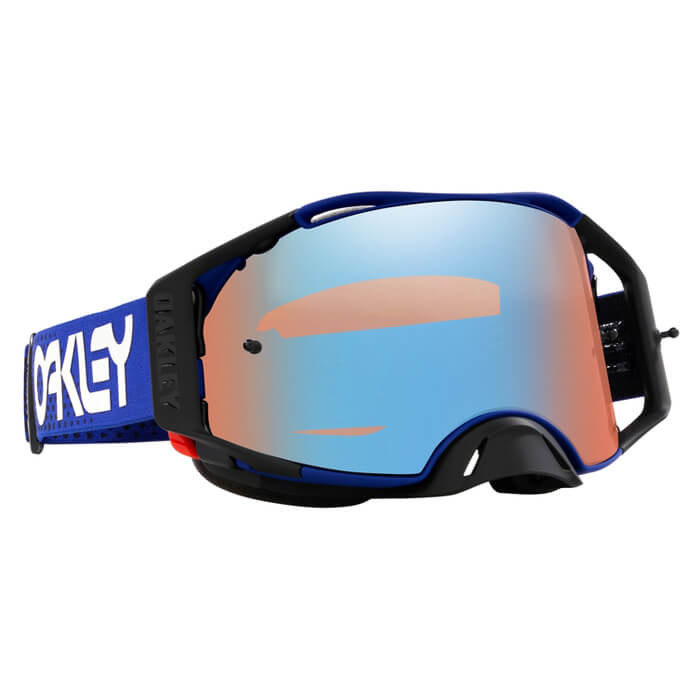 masque oakley airbrake moto bleu sx