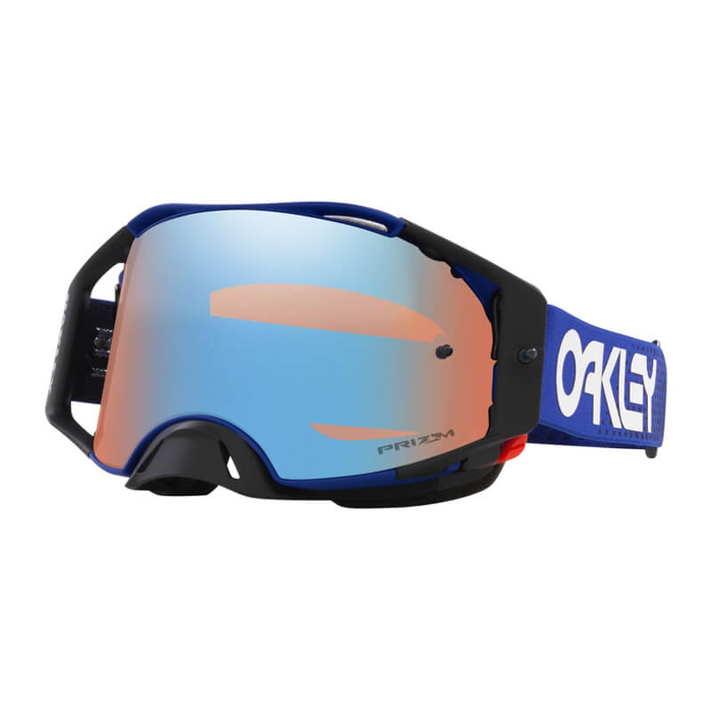 masque oakley airbrake moto bleu