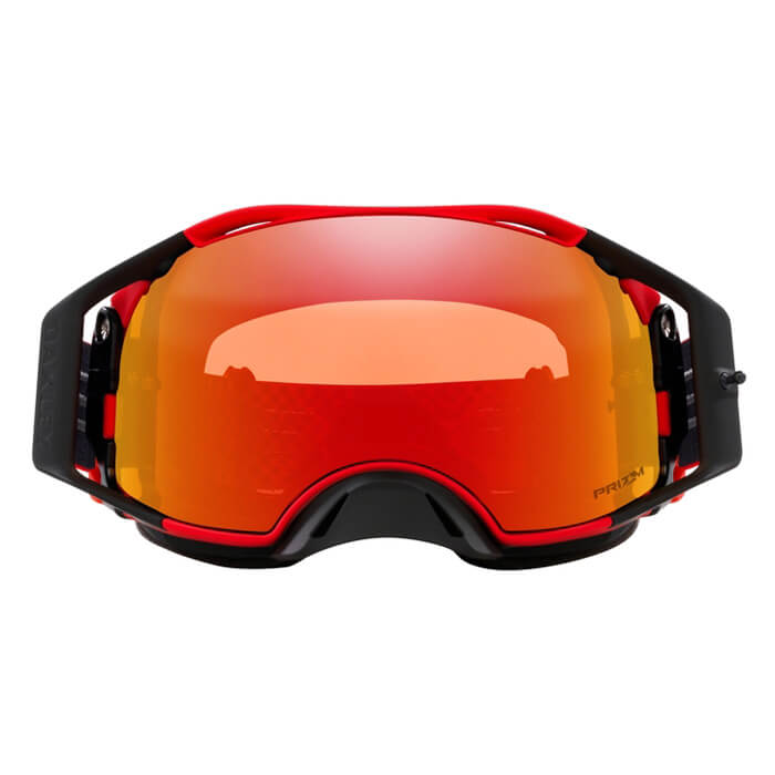 masque oakley airbrake moto rouge prizm