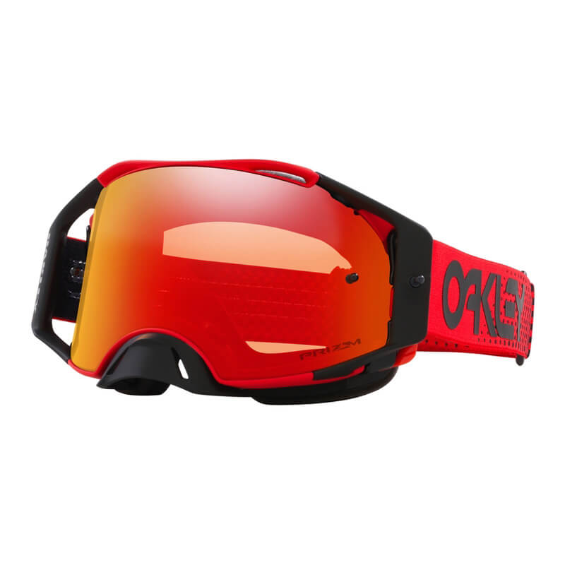 masque oakley airbrake moto rouge