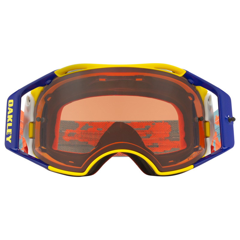 Masque Cross Oakley Airbrake MX Thermo Camo OrangeBleu Pr Masque Cross Oakley Airbrake MX Thermo Camo OrangeBleu Pr