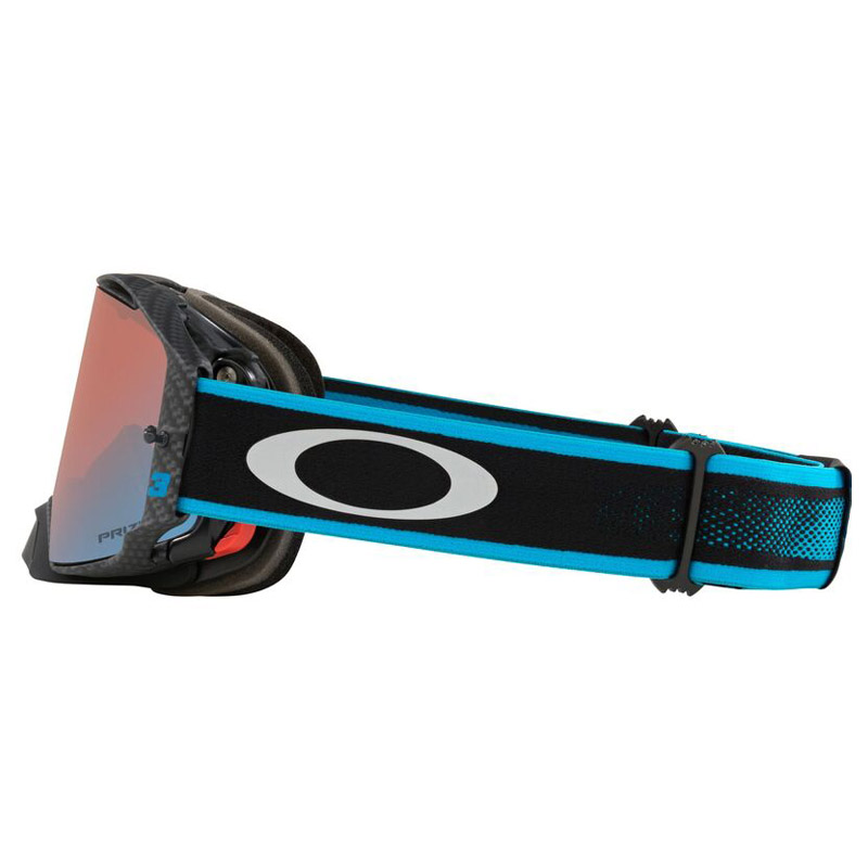 masque oakley airbrake prizm 2023 eli tomac bleu moto