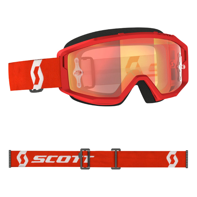 masque scott primal ecran chrome 2023 rouge mx