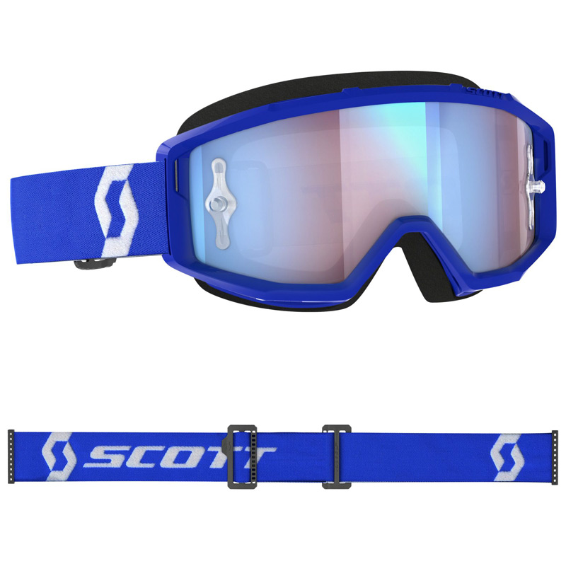 masque scott primal ecran chrome bleu 2024