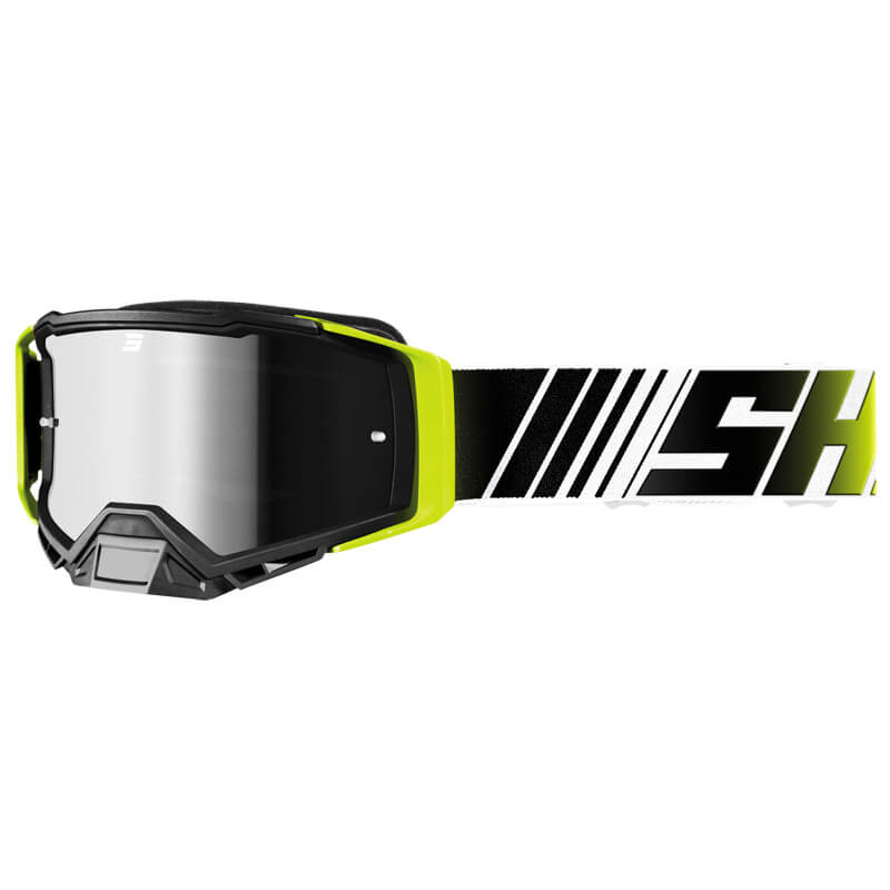 masque shot core stripe jaune fluo 2024