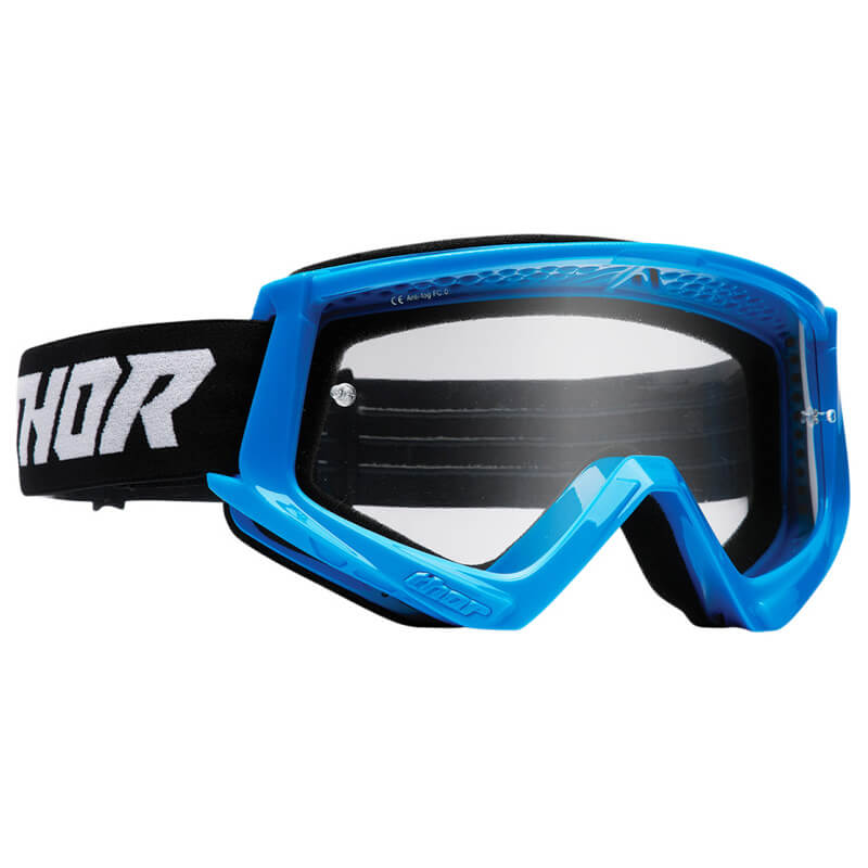 masque thor mx combat bleu noir 2025