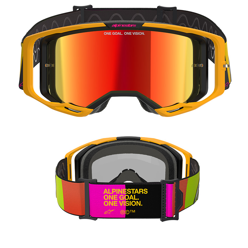 masque vision8 corp miroir jaune cross