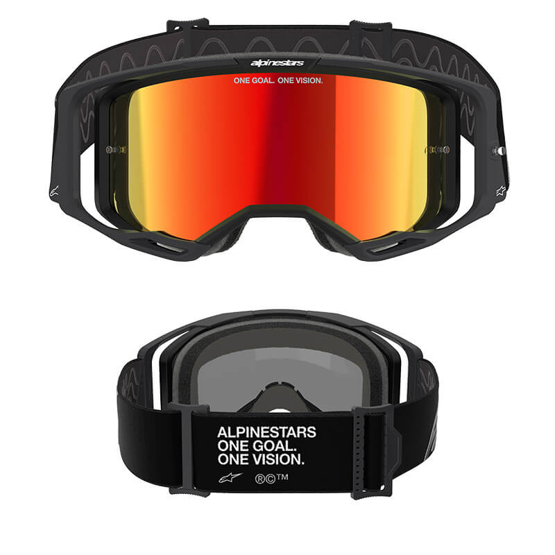 masque vision8 corp miroir noir cross