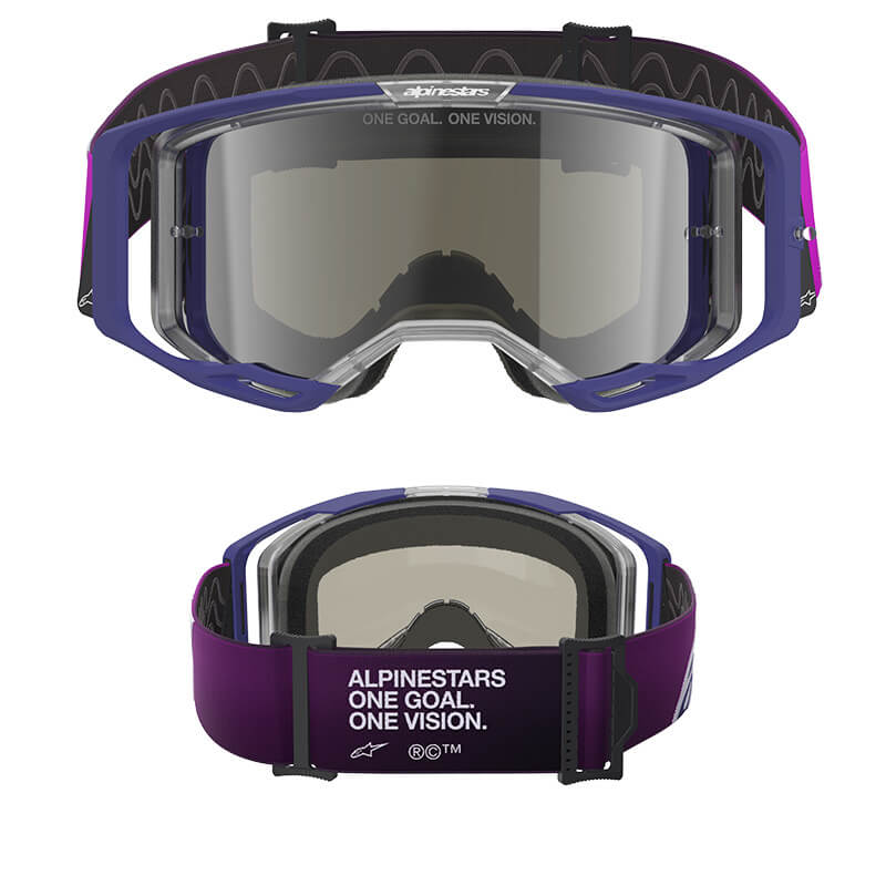 masque vision8 corp miroir violet gris cross
