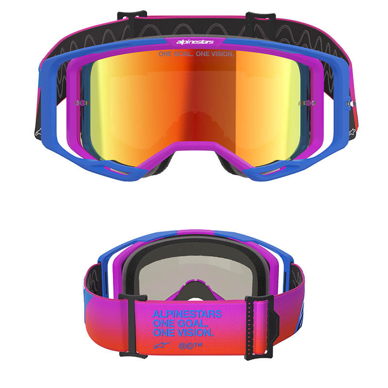 masque vision8 corp miroir violet orange cross