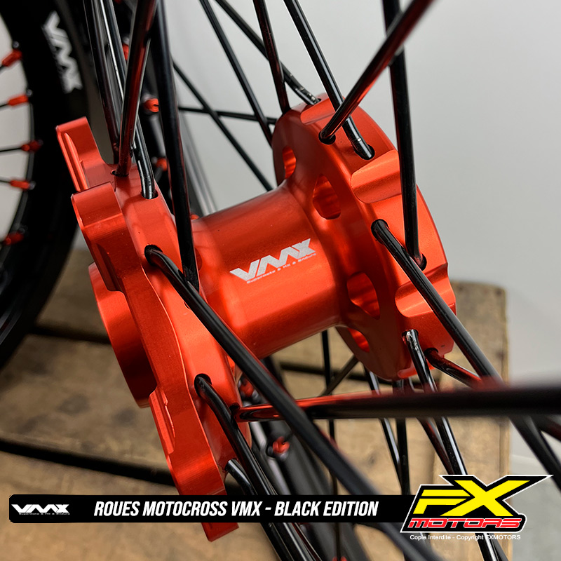 motocross enduro cross paires roues vmx noir orange 2 