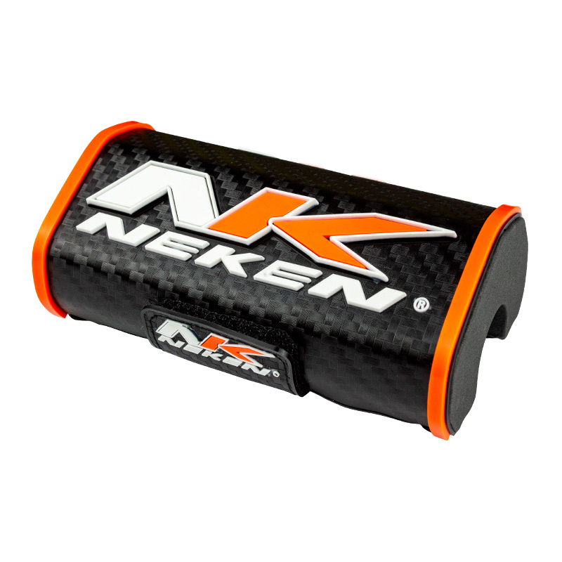 mousse guidon neken enduro 2021 noir orange fluo