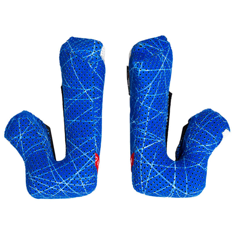mousses joues airoh aviator 3 bleu 2025