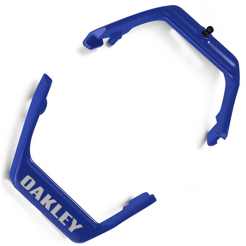 outriggers oakley mx metallique bleu accessoires masques airbrake