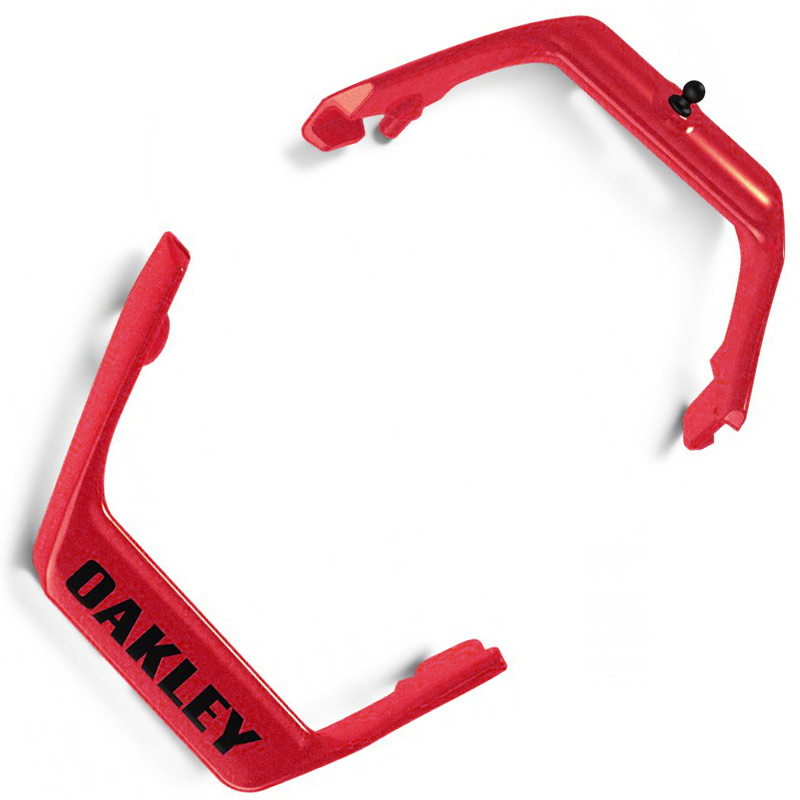 outriggers oakley mx metallique rouge accessoires masques airbrake