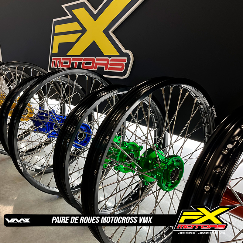 paires roues motocross vmx gris jaune bleu vert 2 