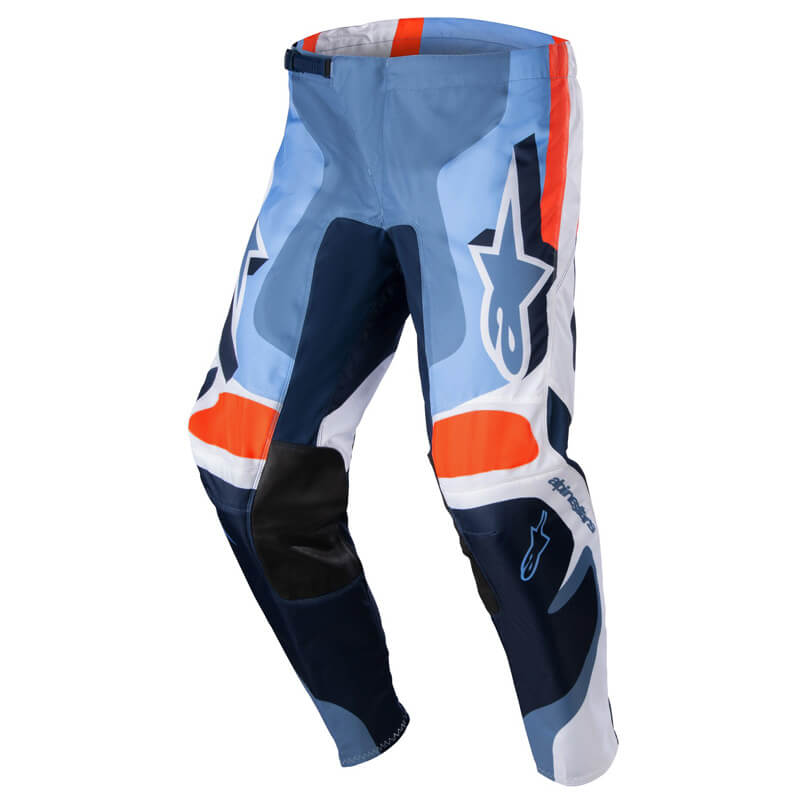 pantalon alpinestars fluid agent bleu orange 2023