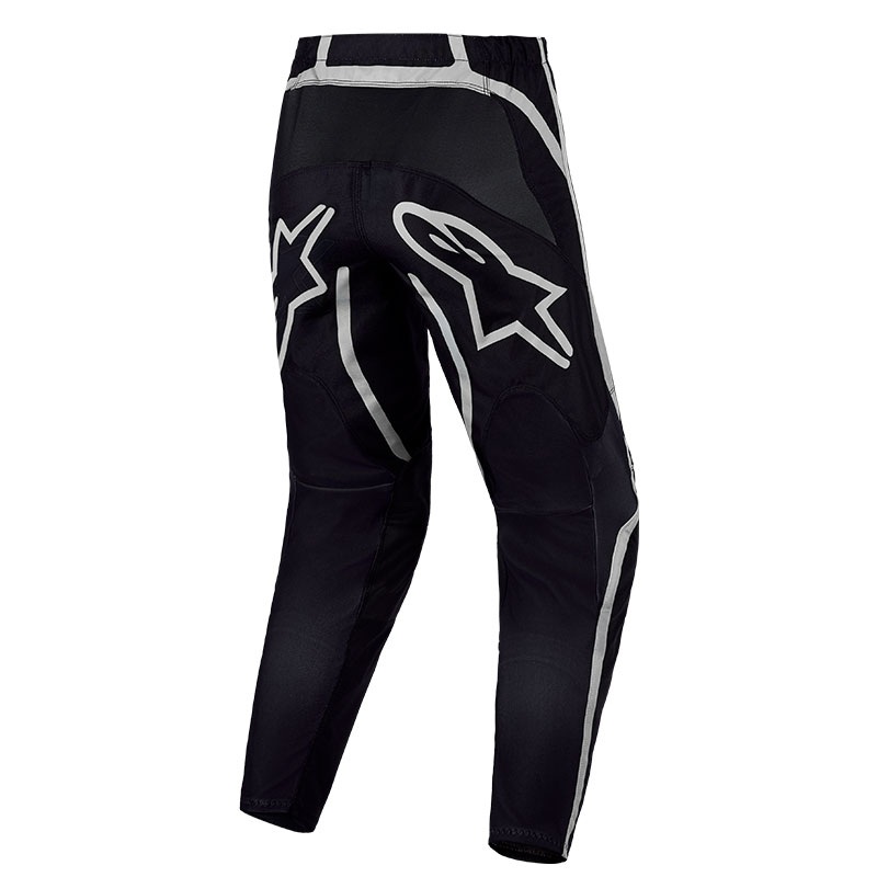 pantalon alpinestars fluid apex v2 noir blanc dos