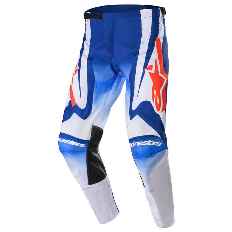 pantalon alpinestars racer semi bleu orange 2023