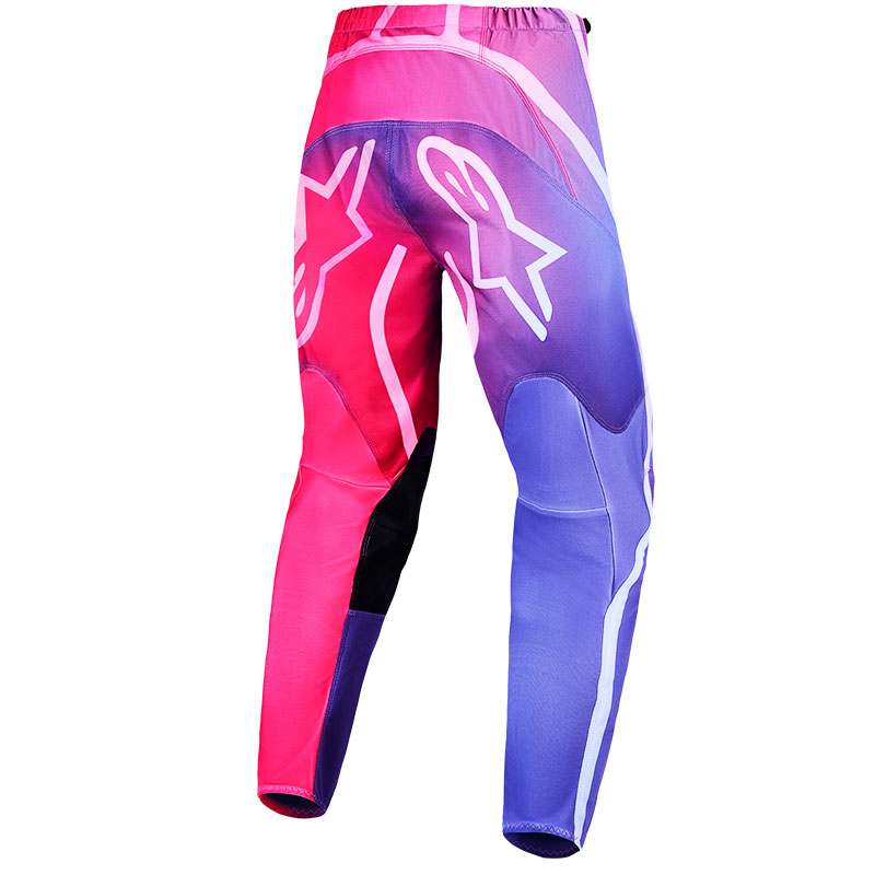 pantalon alpinestars stella fluid kepler violet rouge dos