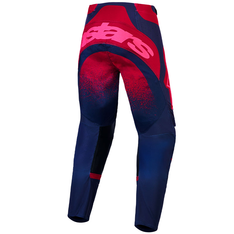 pantalon alpinestars stella techstar swan rouge gris dos