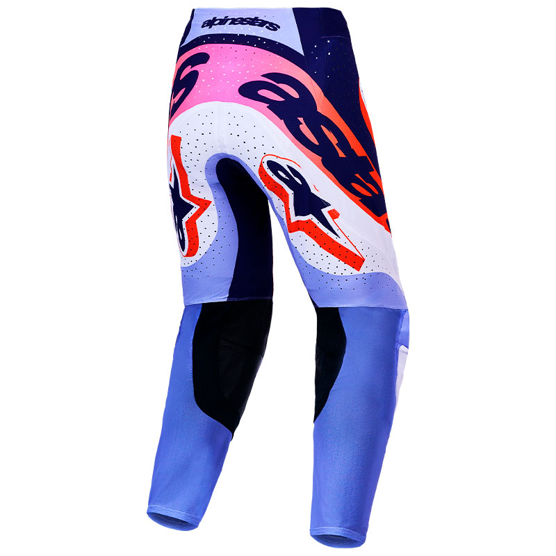pantalon alpinestars supertech dyna violet bleu orange dos