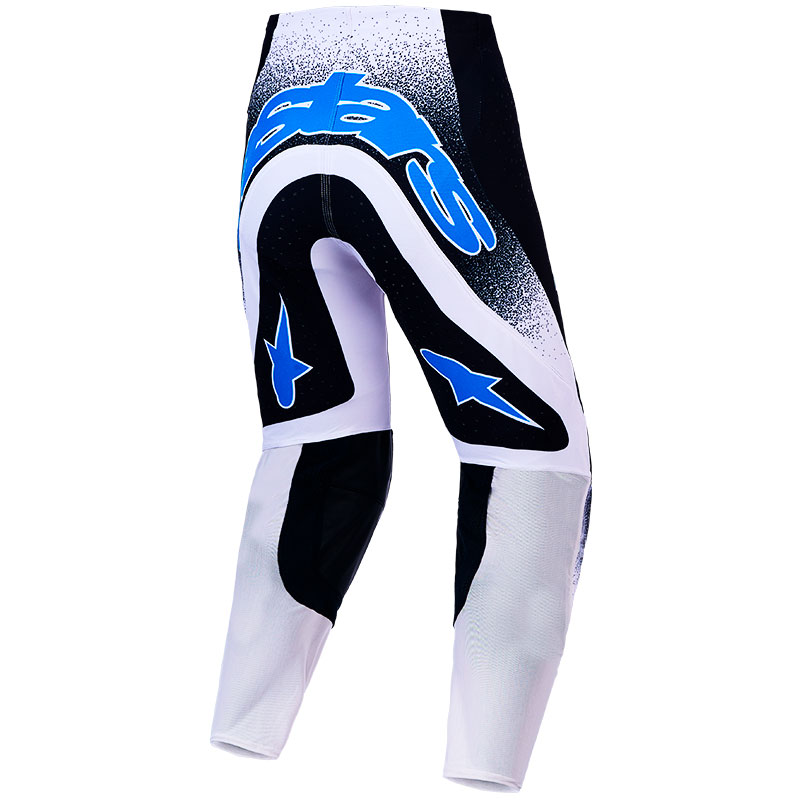 pantalon alpinestars supertech hiten afd noir bleu dos