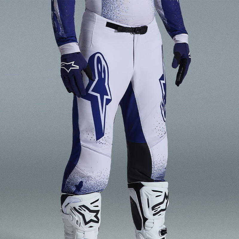 pantalon alpinestars supertech scenz navy blanc sx