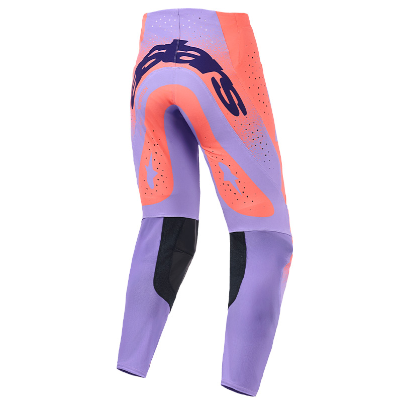 pantalon alpinestars supertech scenz violet orange mx