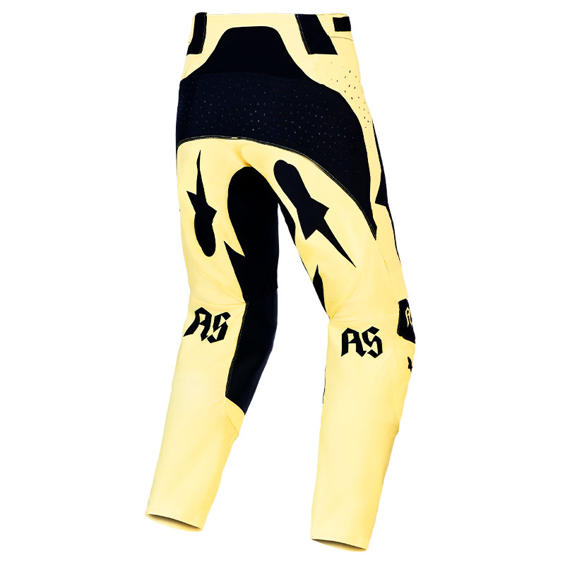 pantalon alpinestars techstar atrox jaune noir dos