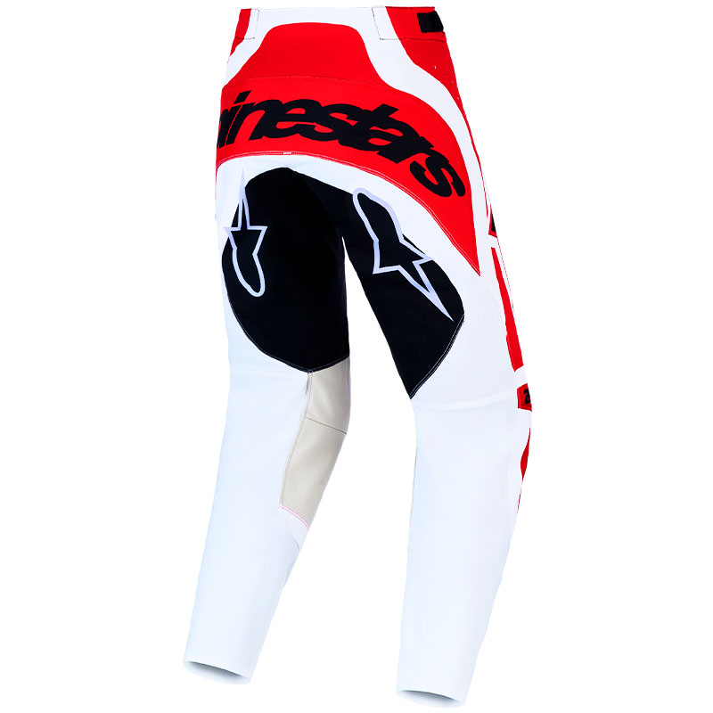 pantalon alpinestars techstar maven rouge blanc noir dos