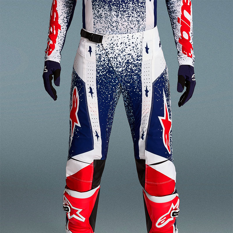 pantalon alpinestars techstar unity edition limitee patriot