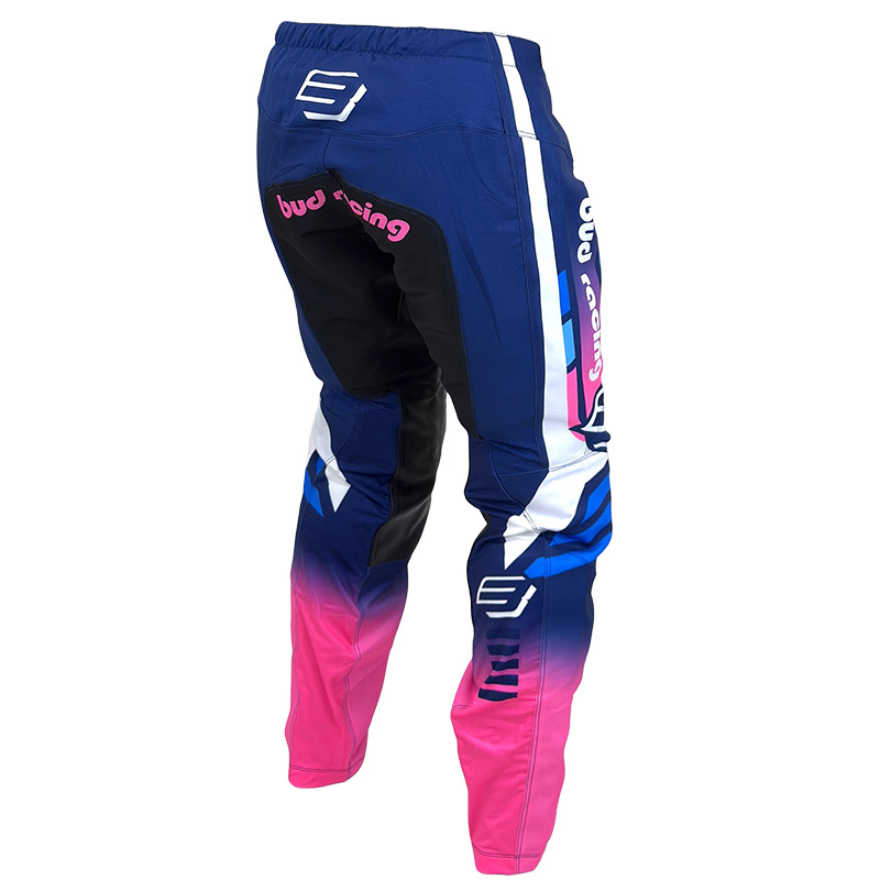 pantalon bud racing mx 2026 champions bleu rose mxgp
