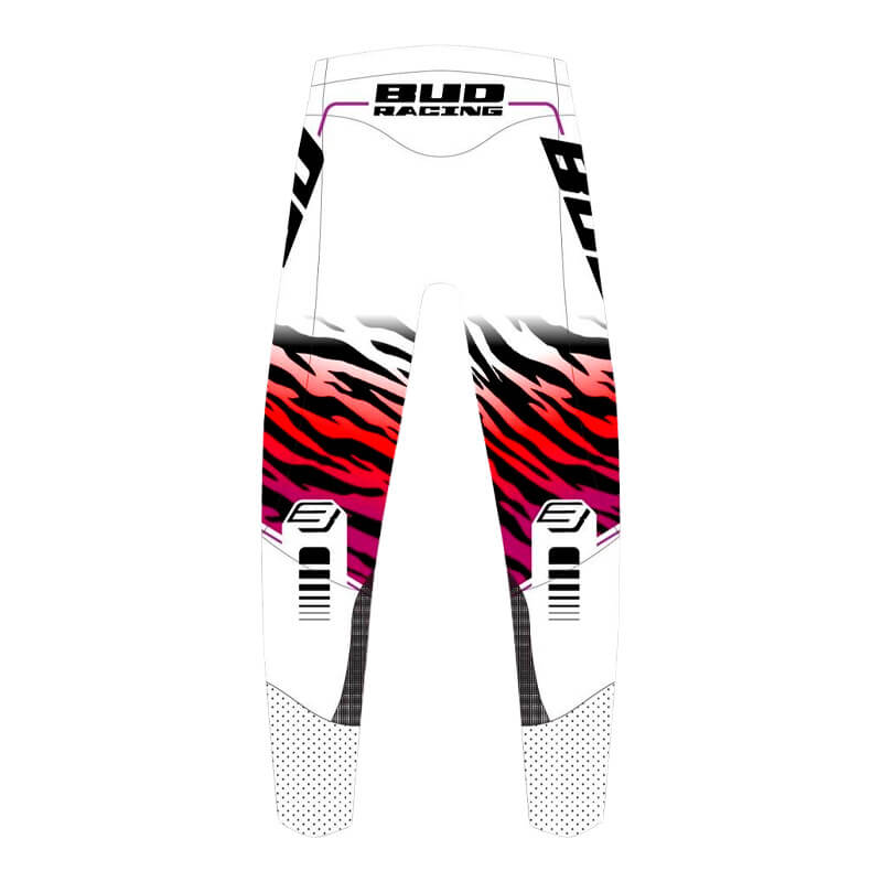 pantalon bud racing zebra wsx 2023 blanc motocross