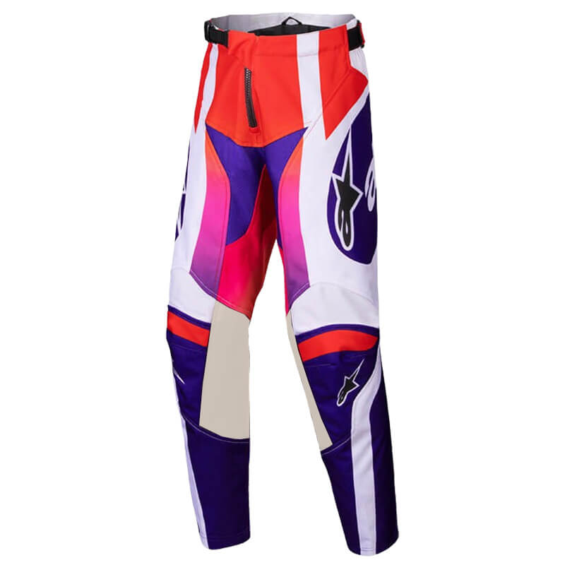 pantalon cross enfant alpinestars racer wurx violet 2025 mx