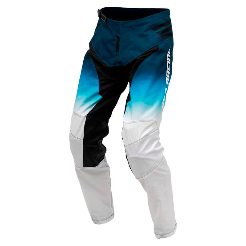 pantalon cross yth bud racing lazer 2023 bleu blanc mx
