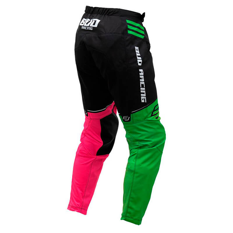 pantalon cross yth bud racing lazer 2023 vert rose moto