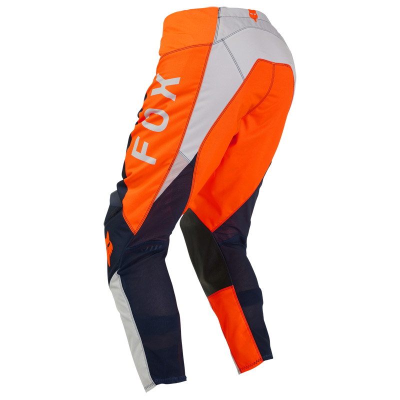 pantalon enfant fox 180 nitro navy orange 2024 enduro