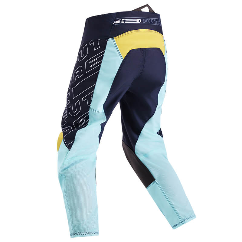 pantalon enfant fox racing 180 elevated bleu 2025 cross mx